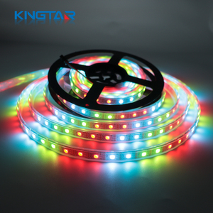 GS8208 RGB IC LED Strip 12V SMD 5050 Pixel Tape Impermeable 30LED Digital con cobre PCB IP67 iluminación exterior - Product Image 5