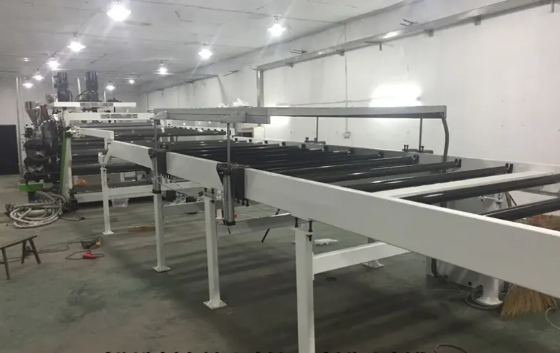 중국 제조 플라스틱 PMMA 아크릴 시트 보드 패널 생산 라인 기계 압출기 압출 제조 장비 공장