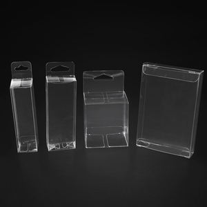 Kristal şeffaf plastik baskılı PVC ekran ambalaj katlanır asetat kutuları için şeffaf vinil PVC PET RPET ambalaj çözümü - Product Image 2