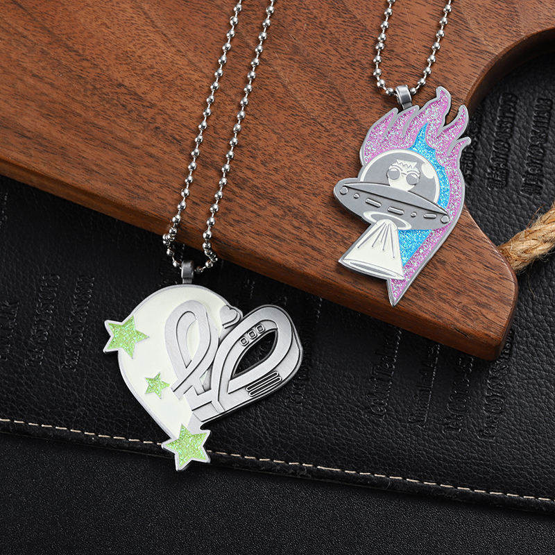 Collier à paillettes