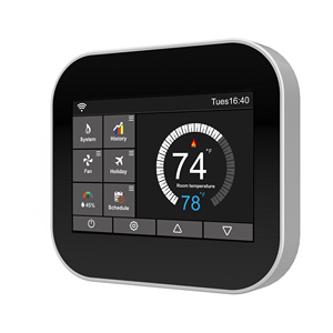 Smart Programmable 220V/24V 3-Speed Fan Heating &amp; Cooling <strong>2</strong>-Pipe Wi-Fi Thermostat for Home School &amp; Hospital Use - Product Image 1