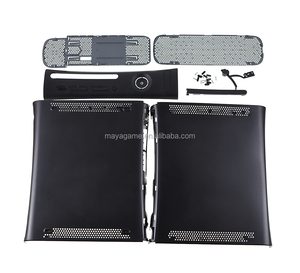 Xbox360ファット交換コンソール用ブラックシェルブラックXbox360ファット交換ハウジングシェルケース用 - Product Image 4