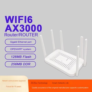 Wifi6 Bộ Định Tuyến Ax3000 3000Mbps Dualband 2.4 5G OpenWrt 256MB DDR VPN Cho FTTH FTTB FTTX - Product Image 4