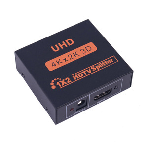 <strong>HDMI</strong> <strong>Splitter</strong> <strong>1</strong> in 2 Out 4K <strong>HDMI</strong> <strong>Splitter</strong> for Dual Monitors 1x2 Powered <strong>HDMI</strong> <strong>Splitter</strong> for Power Adapter One Source to Two - Product Image 2