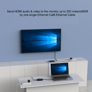 200M HDMI Extender กว่า Cat5e 6 Ethernet, MT-VIKI เครื่องส่งสัญญาณ HDMI และตัวรับสัญญาณผ่านชุดอีเธอร์เน็ต - Product Image 3