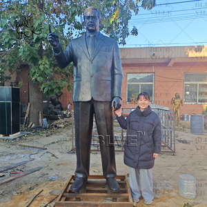 Blve tùy chỉnh ngoài trời công viên Kim Loại Lớn người đàn ông thực sự tượng đúc đồng thương mại người đàn ông điêu khắc - Product Image 1