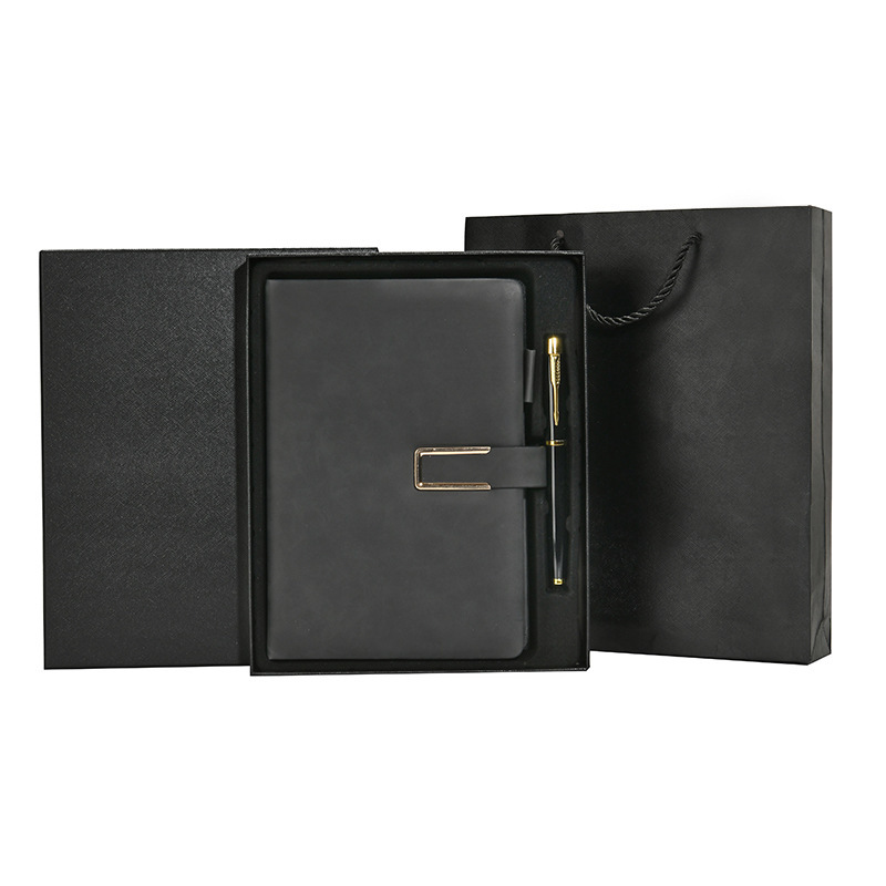 LH-010 Glory Black Set (incluye bolígrafo y cuaderno)