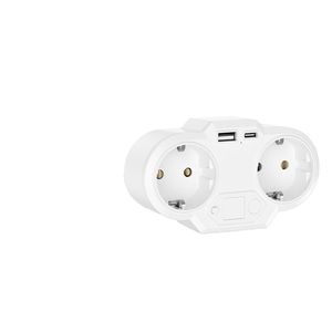Convertidor de enchufe doméstico universal multifunción personalizado al por mayor enchufe de conversión de pared de un giro enchufe multieuropeo 16A - Product Image 5