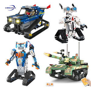 Bauklötze programmierung roboter 2,4 GHz intelligente gesteuerte bewegung zum zusammenbauen bauklötze spielzeug fabrik großhandel - Product Image 1