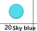 20 Sky blue