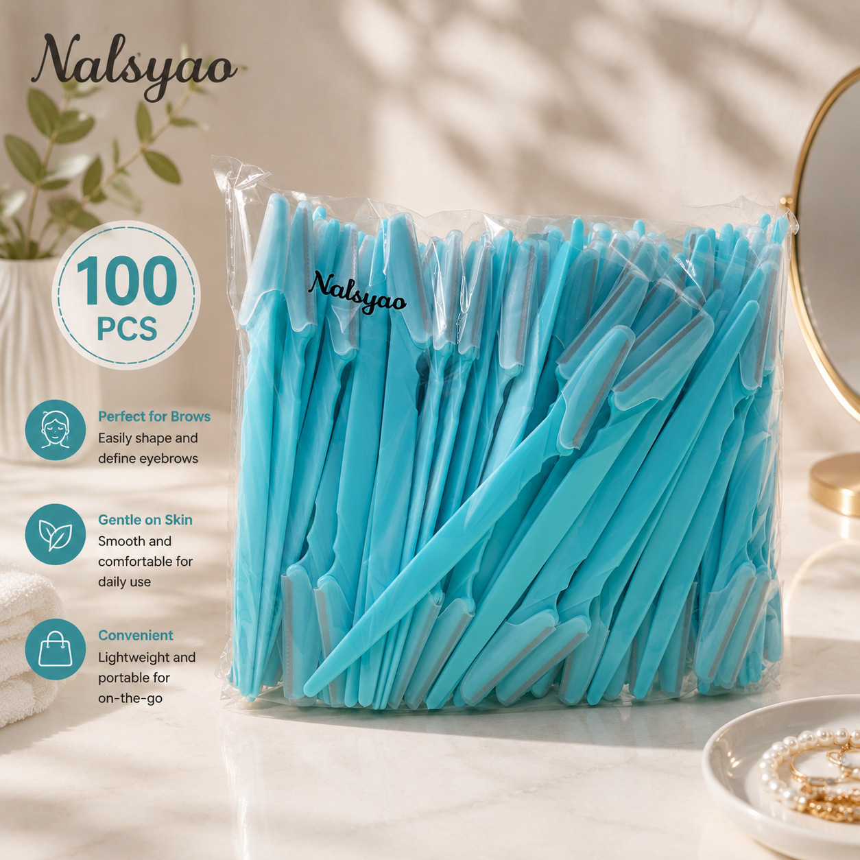 100 azules por bolsa