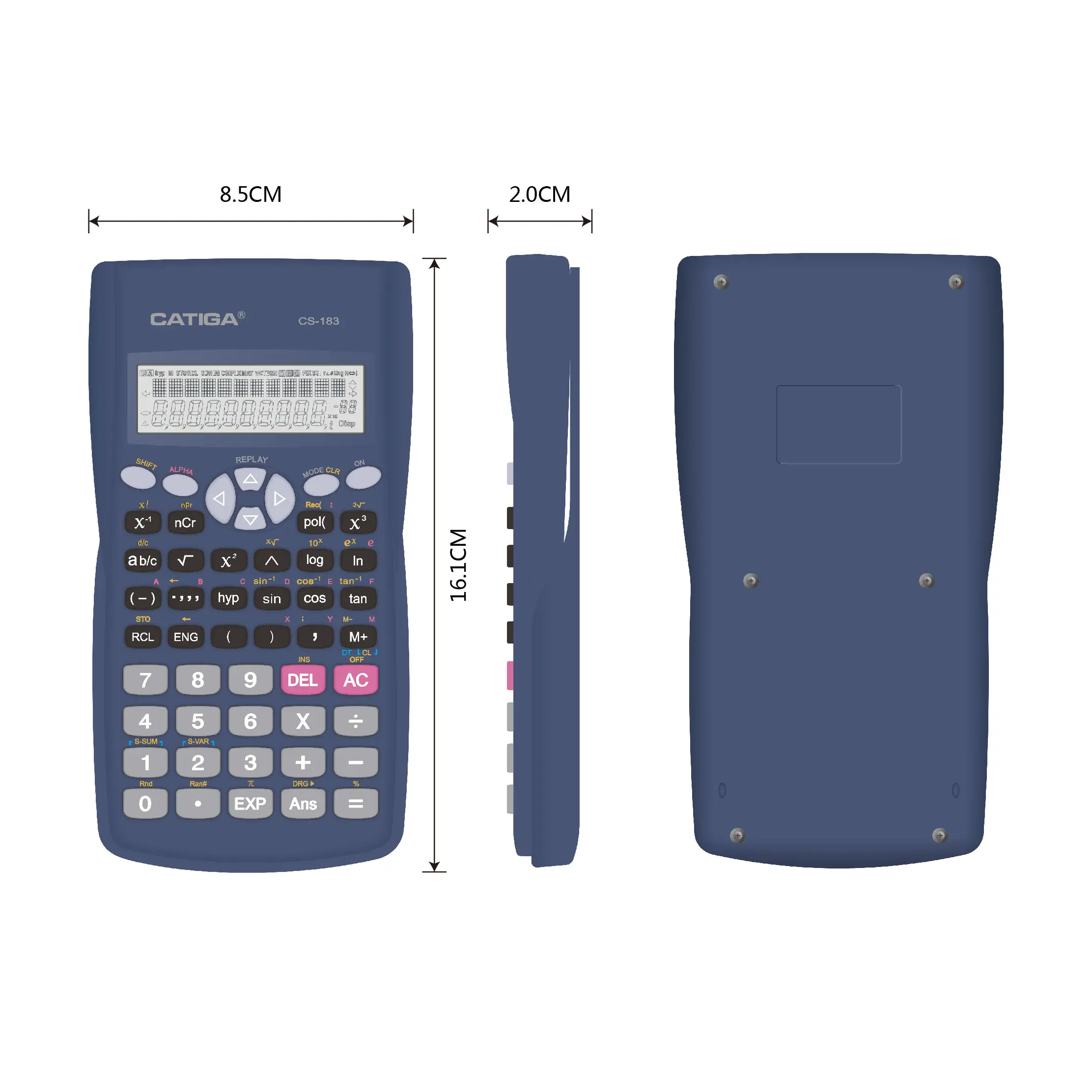 Alat tulis item kalkulator ilmiah produsen grosir 10 + 2 Digit kalkulator