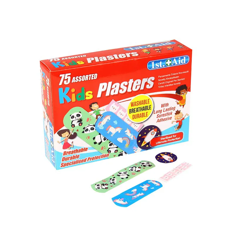 Cartoon Kid band Aid Custom Printed adhesive plaster Wound Plaster First Aid Adhesive bandage