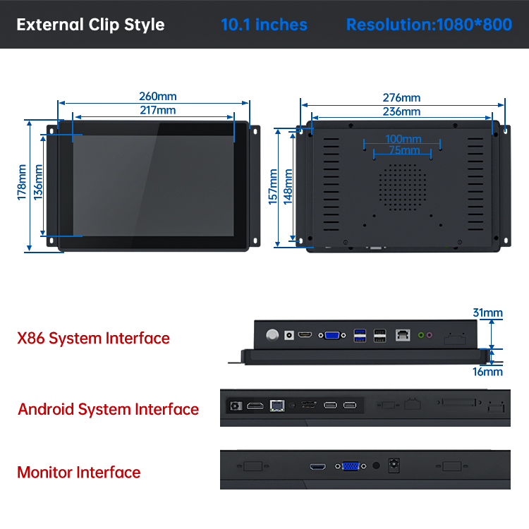 10.1 inch B101-XNRL-RT-A