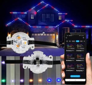 SHIJI IP67 Adressierbar 12V UCS2904 30mm Rgbw LED Pixel Licht Outdoor Weihnachts dekoration LED Modul Punkt licht