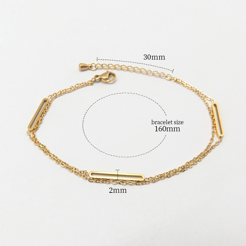 Pulsera de doble capa