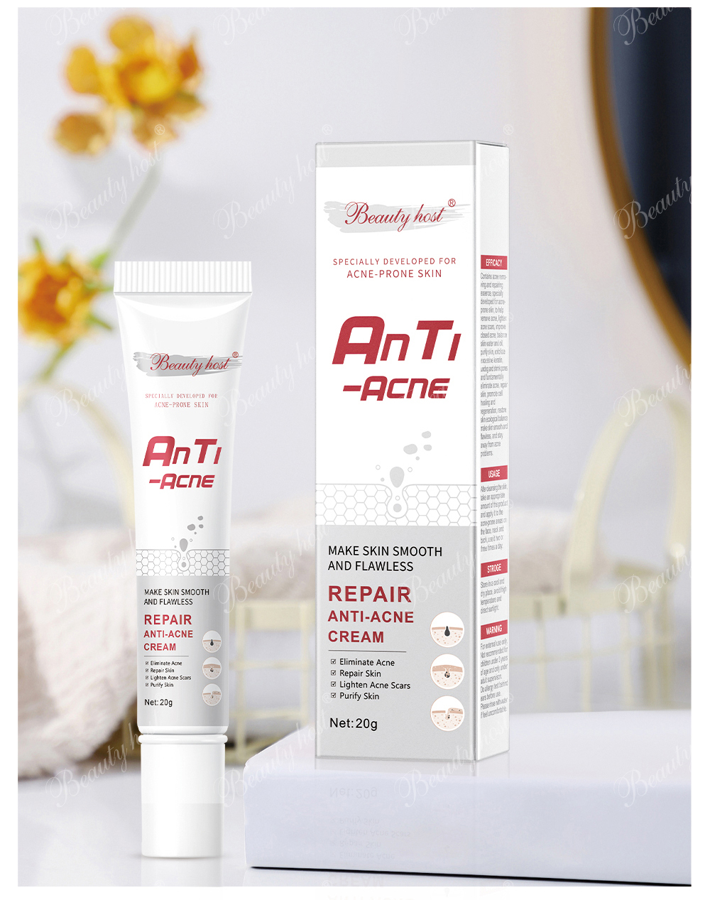 Crème anti-acné
