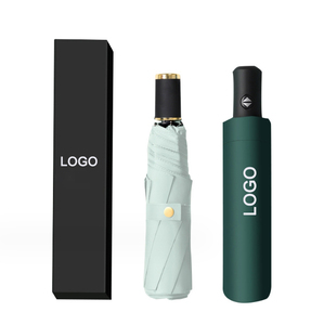 定制自动打开和自动关闭3个带标志的三折叠伞 - Product Image 1
