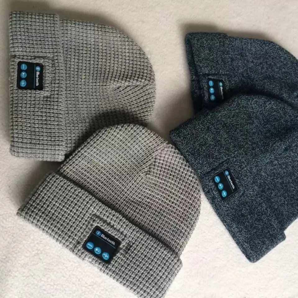 Gorro con bluetooth V5.0, nueva generación, con auriculares inalámbricos