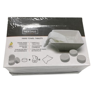 OEM tek kullanımlık tabletler olmayan dokuma havlu tüp paketi ile taşınabilir 8 parça bir tüp en iyi fiyat sikke doku - Product Image 2