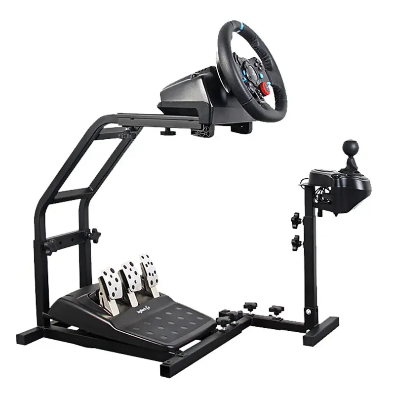 High Quality Car Simulator Driving Racing Wheel Stand Adjustable for Gaming Steering Wheel Stand