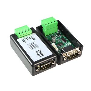 Transmisión DE DATOS bidireccional Wiegand a RS232 tipo macho conectar con convertidor de escáner de código de barras trabajo para sistema de Control de acceso de puerta - Product Image 1