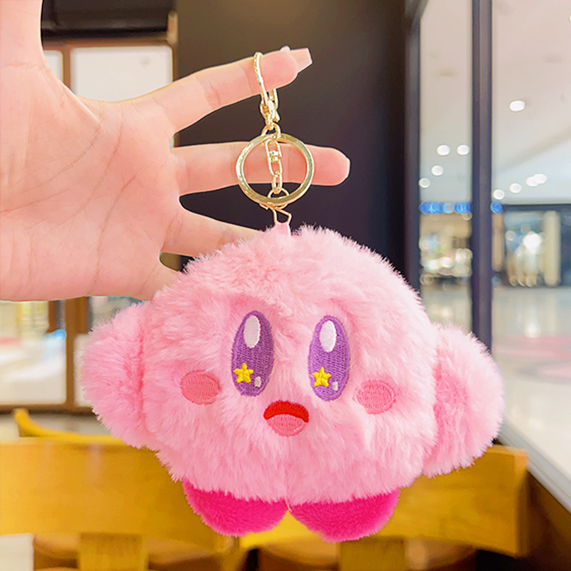 Monedero de Kirby de peluche - boca abierta
