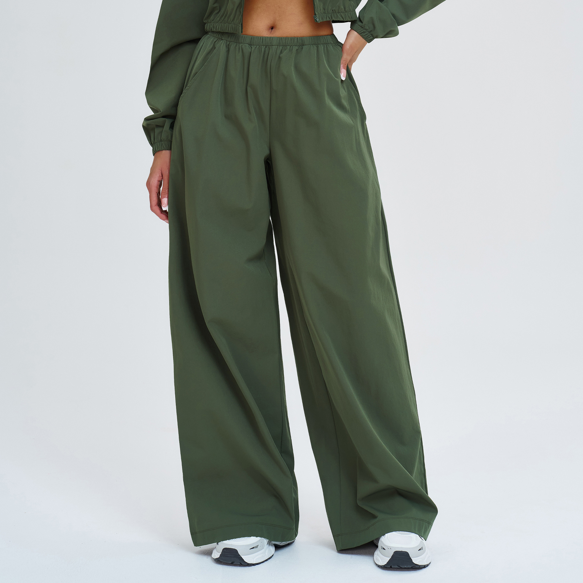Pantalones verde pino
