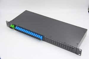 19 '1u 2U Fiber optik PLC ayırıcı 1x4 816 32 64 SC APC raf monte PLC Splitter kutusu için 5G 4G 3G ağları için FTTH - Product Image 3