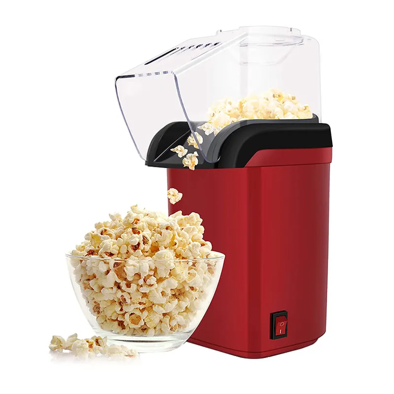 Mini fabricante de popcorn de ar quente elétrico para uso caseiro