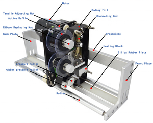 ビニール紙袋用DH241日付スタンピングコーディング機EXP MFGコーディング印刷機 - Product Image 3