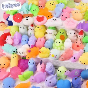 Yenilik <span class=keywords><strong>Fidgety</strong></span> oyuncaklar Mochi Squishy oyuncaklar Kawaii Squishies hayvanlar parti iyilik Goodie çantası Squishies stres rahatlatıcı anksiyete oyuncak