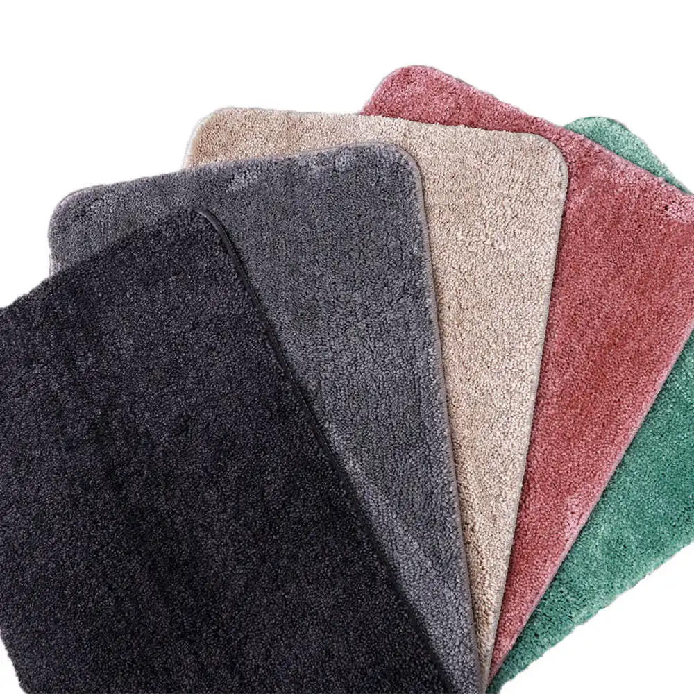 Hete Verkoop Moderne Decoratieve Massieve Anti-Slip Badmat Absorberende Zachte Microfiber Tapijten Voor Badkamer