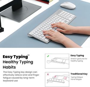 Libre OEM 2,4G Teclado inalámbrico Ratón Combo 104 Teclas Cómodo Escritura natural Ergonomía PC Computadora Oficina Teclado Ratón Juego - Product Image 5