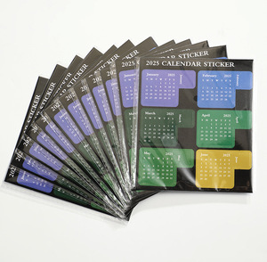 2025 Calendar Sticker Self Adhesive Monthly Tabs <strong>Date</strong> Planner Sticker for Journal Scrapbook <strong>Notebook</strong> - Product Image 6