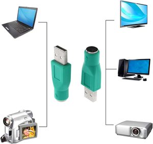 <span class=keywords><strong>USB</strong></span> To <span class=keywords><strong>PS2</strong></span>อะแดปเตอร์สีเขียว PS 2หญิงไปยัง <span class=keywords><strong>USB</strong></span> ชายแปลงอะแดปเตอร์สำหรับเมาส์และแป้นพิมพ์ - Product Image 6