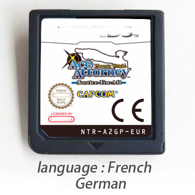 Ace Attorney - Justice pour Tous Allemand, Français