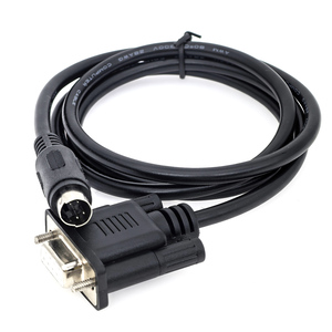 Passen Sie das <span class=keywords><strong>RS232</strong></span> DB9 9p-Buchse an das 4-polige Mini-DIN-SPS-Programmier adapter kabel an