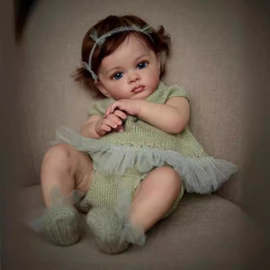 دمية أطفال من السيليكون الفينيل 22 بوصة رخيصة للغاية دمية واقعية لحديثي الولادة دمية طفل سيليكون العفن تولد من جديد دمى بونيكا - Product Image 3