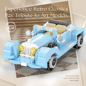 Moyu MY97122-23 Classic Car Model Educational <strong>Toy</strong> Blocks for Kids Aged 5 to 7 Years Plastic Pieces to Assemble - Product Image 3