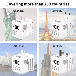 Au Us Eu Uk Personalizado World Powerful Global Plug Converter Socket International Universal Travel Adapter - Product Image 2