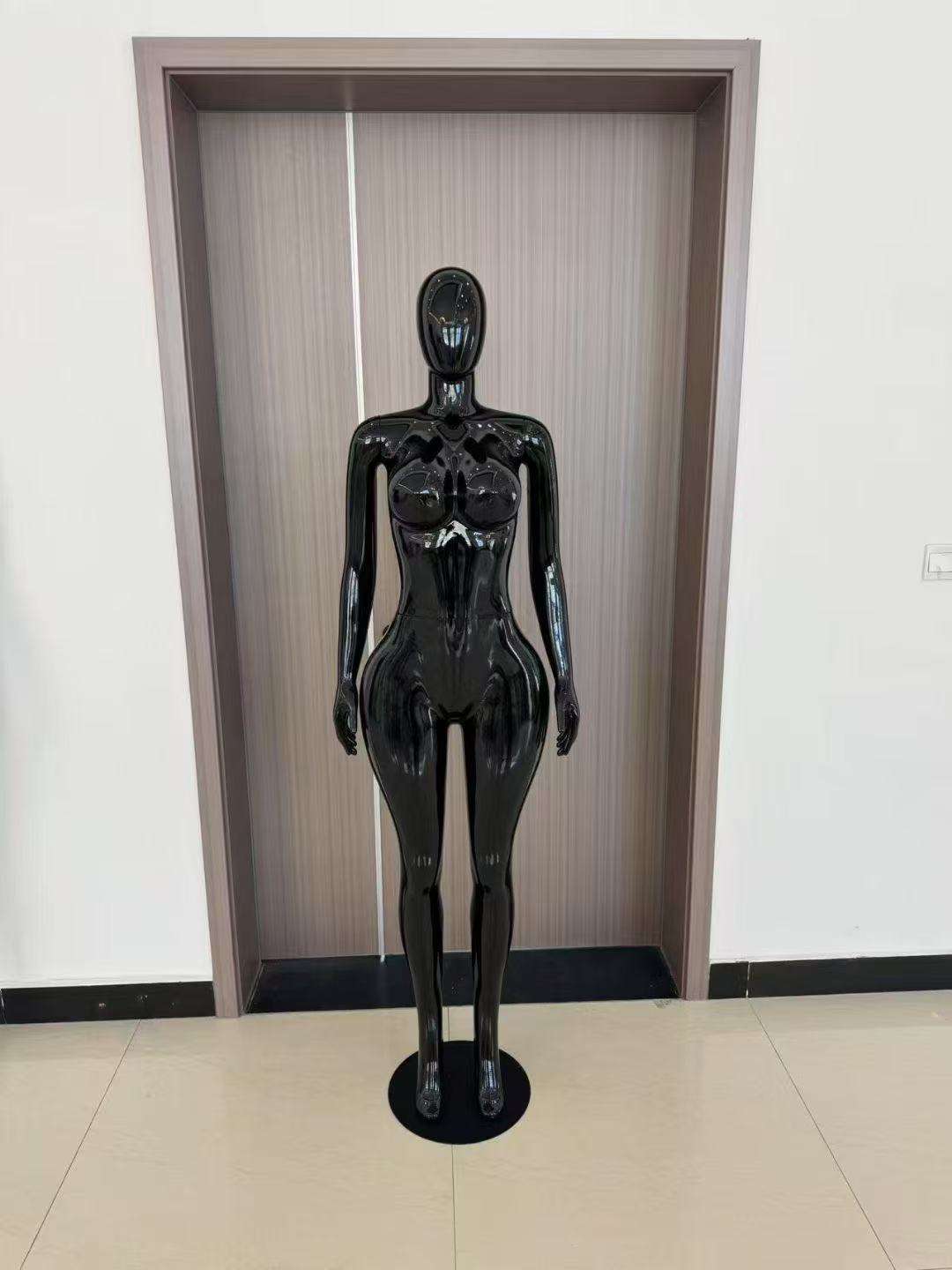 Tamaño pequeño negro brillante