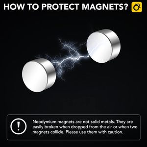 RONGTENG High <strong>Power</strong> 40x20mm Large Neodymium Magnet 125LBS <strong>Rare</strong> Earth Permanent Magnetic <strong>Disc</strong> 1 Piece with Cutting Service - Product Image 4
