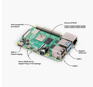 Originale Raspberry Pi 4 modello B Dev Board Kit RAM 2gb 4gb 8gb 4b Core CPU 1.5Ghz 3 Speeder rispetto a Pi 3B + - Product Image 2