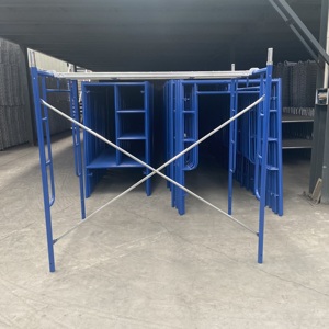 Sistema de andamio de Marco Escalera de acero recubierta de polvo Andamio de Marco móvil para construcción - Product Image 4
