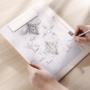 Chất Lượng Cao Thời Trang Đơn Giản Cuộc Họp Kinh Doanh A4 Da Pad Từ Da Bằng Văn Bản Hội Đồng Quản Trị A4 Notepad Bằng Văn Bản Clipboard - Product Image 6