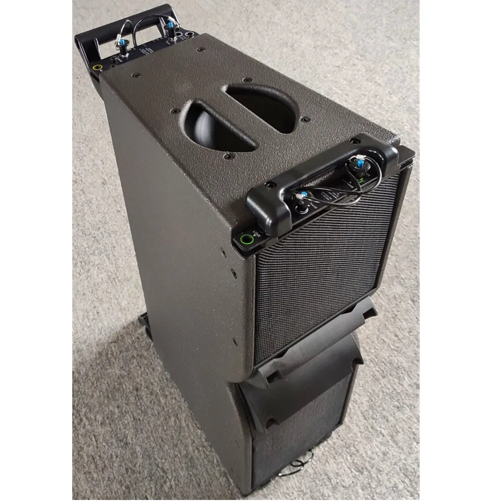 Dubbele 8 Inch Mini Draagbare Neodymium Pa Luidspreker Bi-Amp Line Array Voor Concert