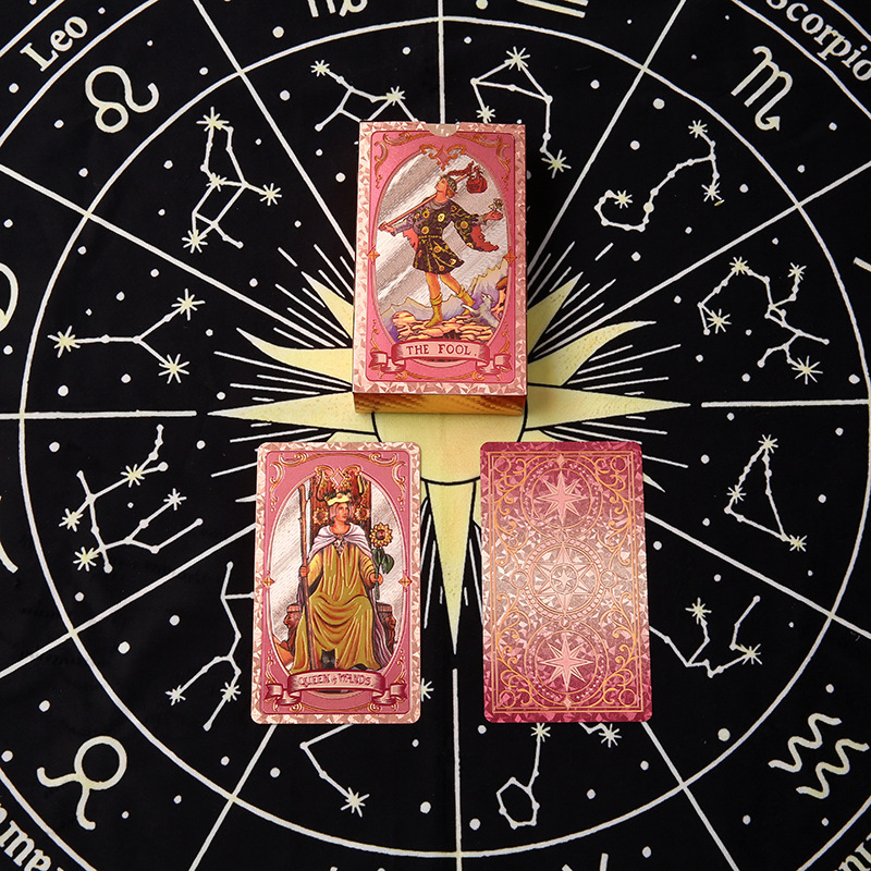 Perle étoile rose tarot