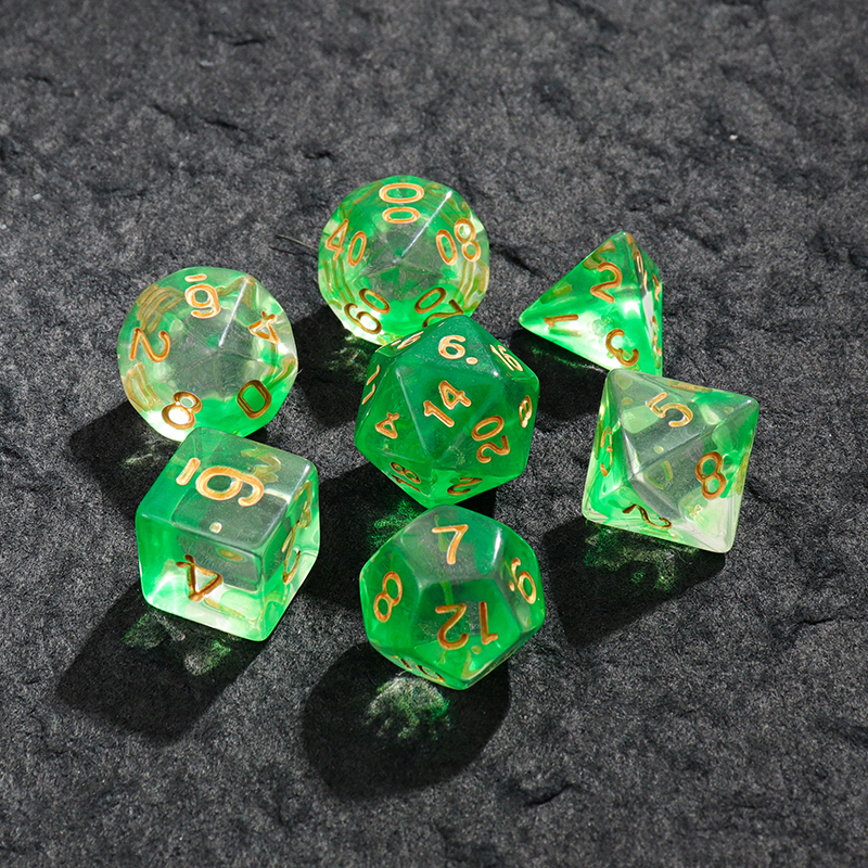 Ombre de jade vert