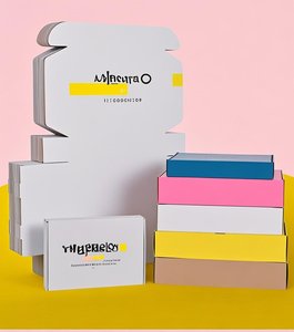 E-ticaret için özelleştirilebilir oluklu posta gönderim kutusu marka mümkün parsel kutusu - Product Image 6